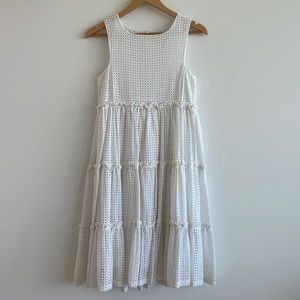 NWOT See By Chloe Eyelet Midi Dress Size 4